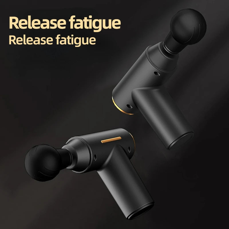 Powerful Deep Tissue Massage Gun for Full Body Muscle Relief 5-in-1 Interchangeable Massage Heads for Targeted Muscle Therapy Multiple Speed Levels for Personalized Massage Experience