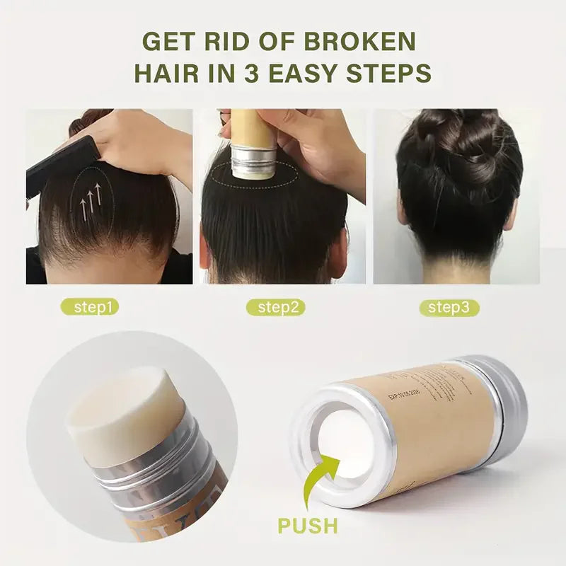 Hair Wax Stick for Flyaway Hair & Smooth Slick Back Styling Controls Flyaway Hair & Frizz Instantly Smooth Slick Back Styling With Long Lasting Hold Gentle Hair Styling Formula For Women & Kids