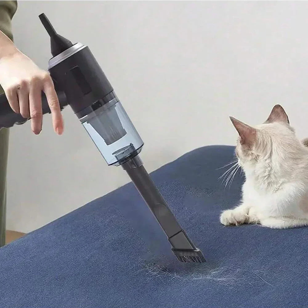 120W High Power Suction for Deep Cleaning Wireless & Portable Handheld Design Dual Use Vacuum Cleaner for Car & Home Easy Cleaning for Laptop, Keyboard & Small Spaces