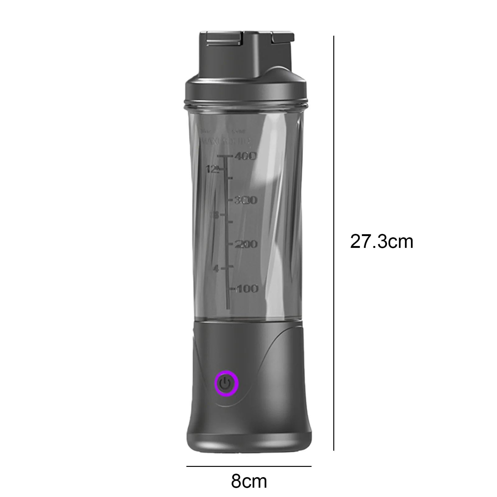 Mini USB Juicer Blender 380ML Portable Smoothie Mixer – Rechargeable Personal Fruit Blender Cup with 6 Blades